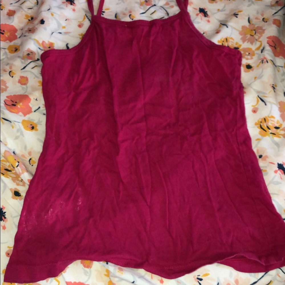 Pink tank top